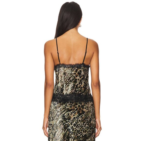 Le Superbe Velvet Underground Cami Velvet Leopard Womens Size 12 - Picture 4 of 9